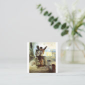 Carte De Visite Carré The Banjo Lesson By Henry Ossawa Tanner (Debout devant)