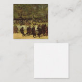 Carte De Visite Carré The Bear Dance Painting (Devant / Derrière)