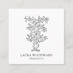 Carte De Visite Carré Thérapeute Artistique 