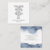 Carte De Visite Carré Thérapiste artistique (Devant / Derrière)