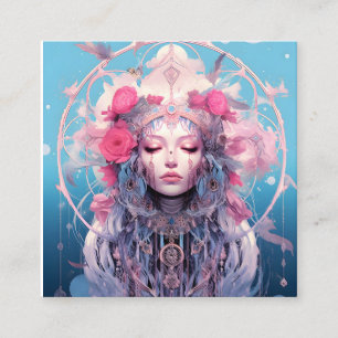 Carte De Visite Carré Tissereau de rêve céleste