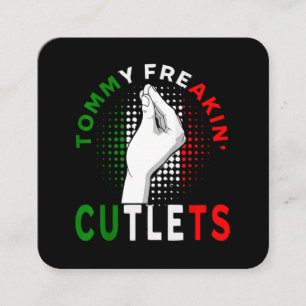 Carte De Visite Carré Tommy Cutlets