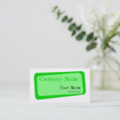 Carte de visite Carré tordu (Debout devant)