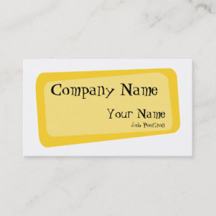 Carte de visite Carré tordu