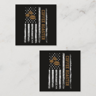 Carte De Visite Carré Torréfacteur de café