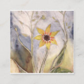 Carte De Visite Carré Tournesol (Dos)
