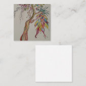 Carte De Visite Carré Transcender l'arbre ancestral (Devant / Derrière)