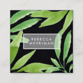 Carte De Visite Carré Tropiques de minuit (Devant)