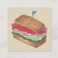 Turc Club Sandwich Shop Restaurant Diner Chef