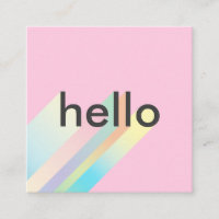 Typographie moderne couleur dégradé rose bonjour