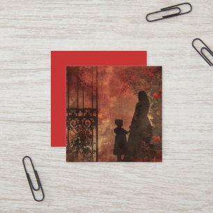 Carte De Visite Carré Un design de la série Mère gothique #3