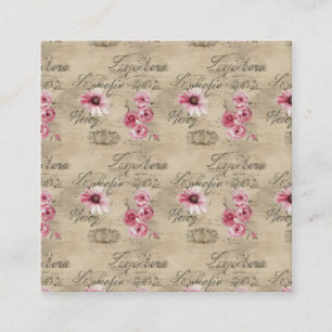 Carte De Visite Carré Une Ephemera Design Series 20