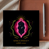 Carte De Visite Carré Vagin de grossesse des services de la mère noire