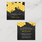 Carte De Visite Carré Vendeur de miel - Abekeeper (Devant / Derrière)