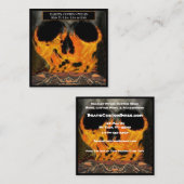 Carte De Visite Carré Ventes et services de moto (Devant / Derrière)