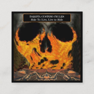 Carte De Visite Carré Ventes et services de moto