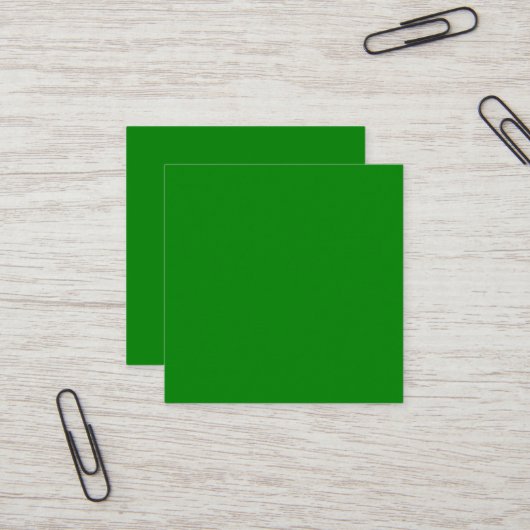 Carte de visite Carré Vert (Devant/Arrière en situation)