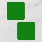 Carte de visite Carré vert (Devant / Derrière)