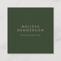 Vert moderne professionnel minimaliste