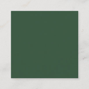 Carte De Visite Carré Vert Pin