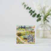Carte De Visite Carré Vincent van Gogh - Jardin à Arles (Debout devant)