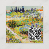 Carte De Visite Carré Vincent van Gogh - Jardin à Arles (Devant)