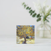 Carte De Visite Carré Vincent Van Gogh - Mulberry Tree (Debout devant)
