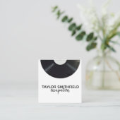 Carte De Visite Carré vinyle (Debout devant)