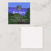 Carte De Visite Carré Visites côtières (Devant / Derrière)