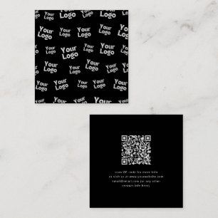 Carte De Visite Carré Votre conception ou logo d'entreprise Placement