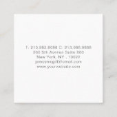 Carte De Visite Carré Votre logo (Dos)