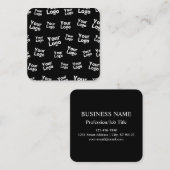 Carte De Visite Carré Votre logo de conception ou d'entreprise | Placeme (Devant / Derrière)