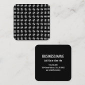 Carte De Visite Carré Votre logo | Logo, Motif de conception ou d'image (Devant / Derrière)