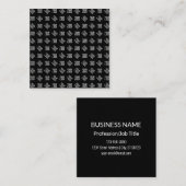 Carte De Visite Carré Votre logo | Logo ou conception unique (Devant / Derrière)