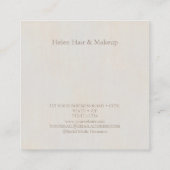 Carte De Visite Carré Votre prochain rendez-vous minimum neutre texturé (Dos)