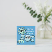 Carte De Visite Carré Vous êtes un dans un myélin - Neuroscience (Debout devant)