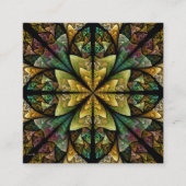 Carte De Visite Carré Voyage celtique abstrait (Devant)