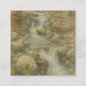 Carte De Visite Carré Whispers of the Stream (Dos)