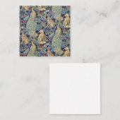 Carte De Visite Carré William Morris (Devant / Derrière)