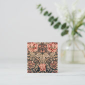 Carte De Visite Carré William Morris Honeysuckle (Debout devant)