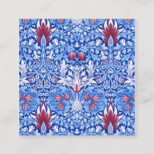 Carte De Visite Carré William Morris Light Blue