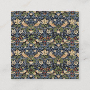 Carte De Visite Carré William Morris Strawberry Thief