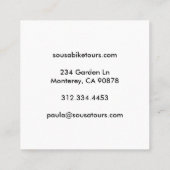 Carte De Visite Carré Windmill Dutch Kinderdijk Photo Voyage (Dos)