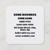 Carte De Visite Carré Winking Face Tongue Out てへぺろ Tehepero | Oops (Dos)