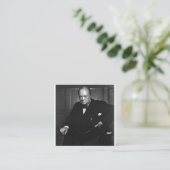 Carte De Visite Carré Winston Churchill (Debout devant)