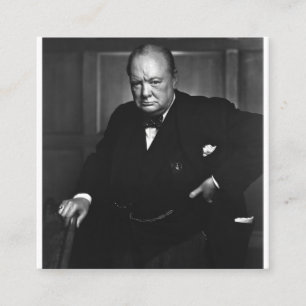 Carte De Visite Carré Winston Churchill