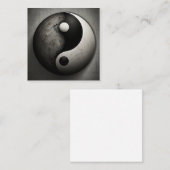 Carte De Visite Carré yin yang (Devant / Derrière)