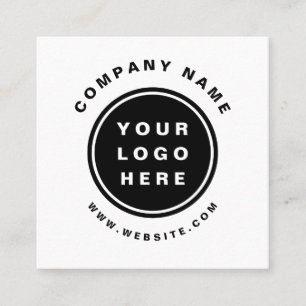Carte De Visite Carré Your Business Logo Promoteur Business Company