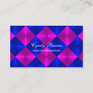 Carte De Visite Carreaux de diamant