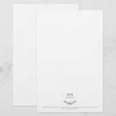 Carte de visite carrée et simple pour bijoutier av (Devant / Derrière)